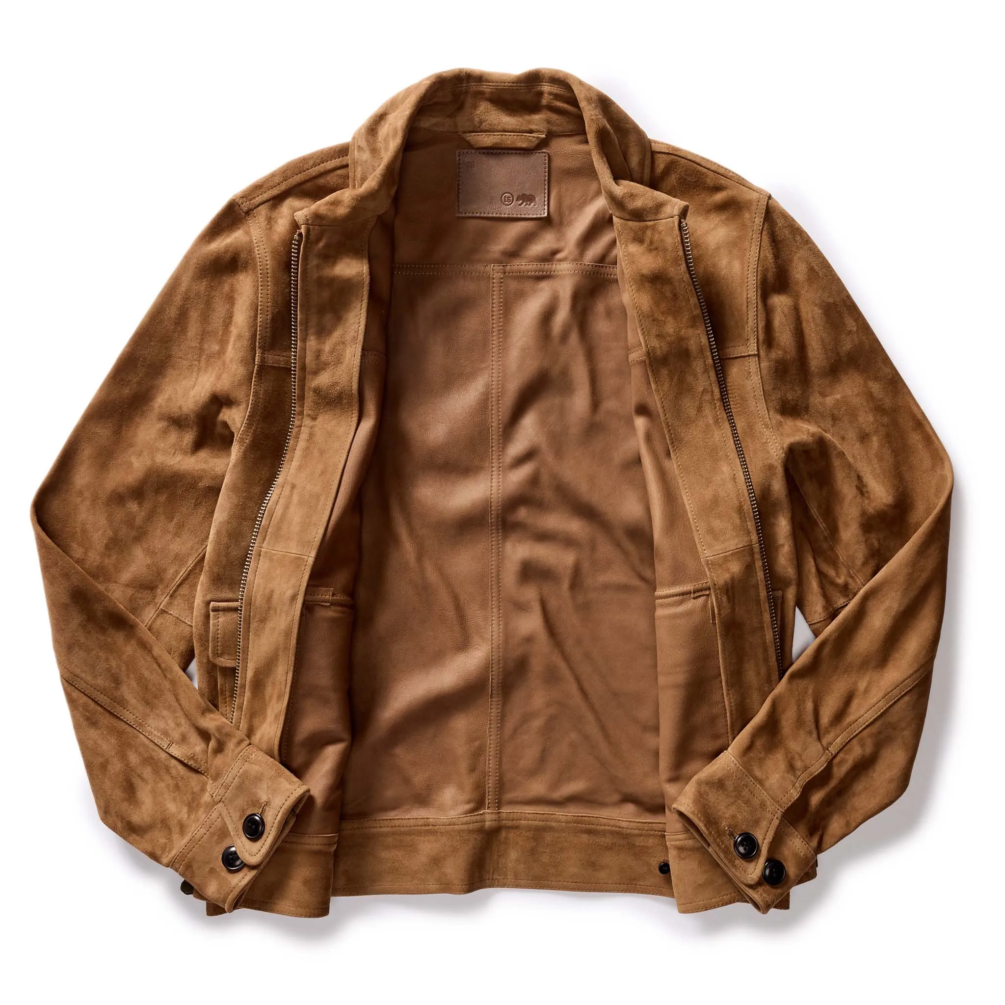The James Jacket in Vintage Tan Suede sold by Taylor Stitch product image thumbnail 5