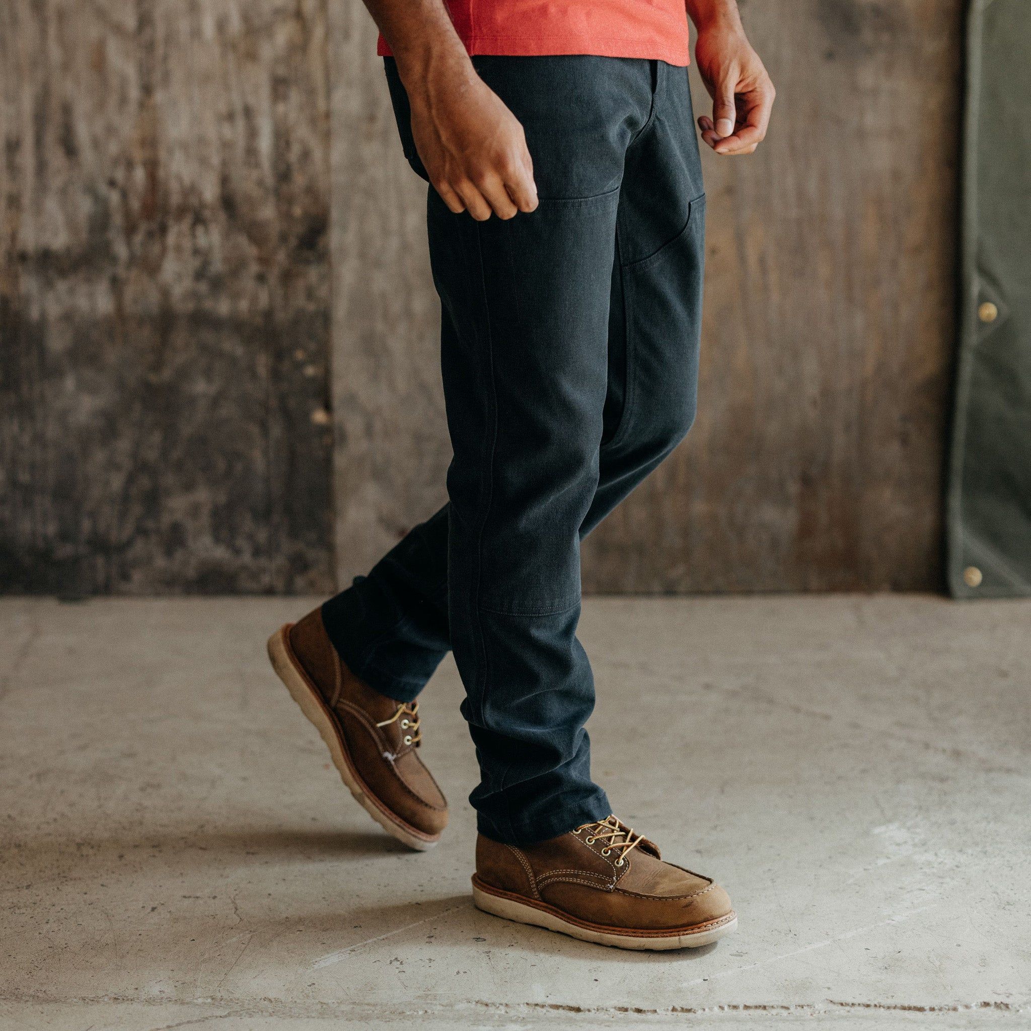 The Chore Pant in Coal Boss Duck sold by Taylor Stitch product image thumbnail 5