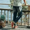 The Democratic Jean in Organic Selvage 12-month Wash sold by Taylor Stitch