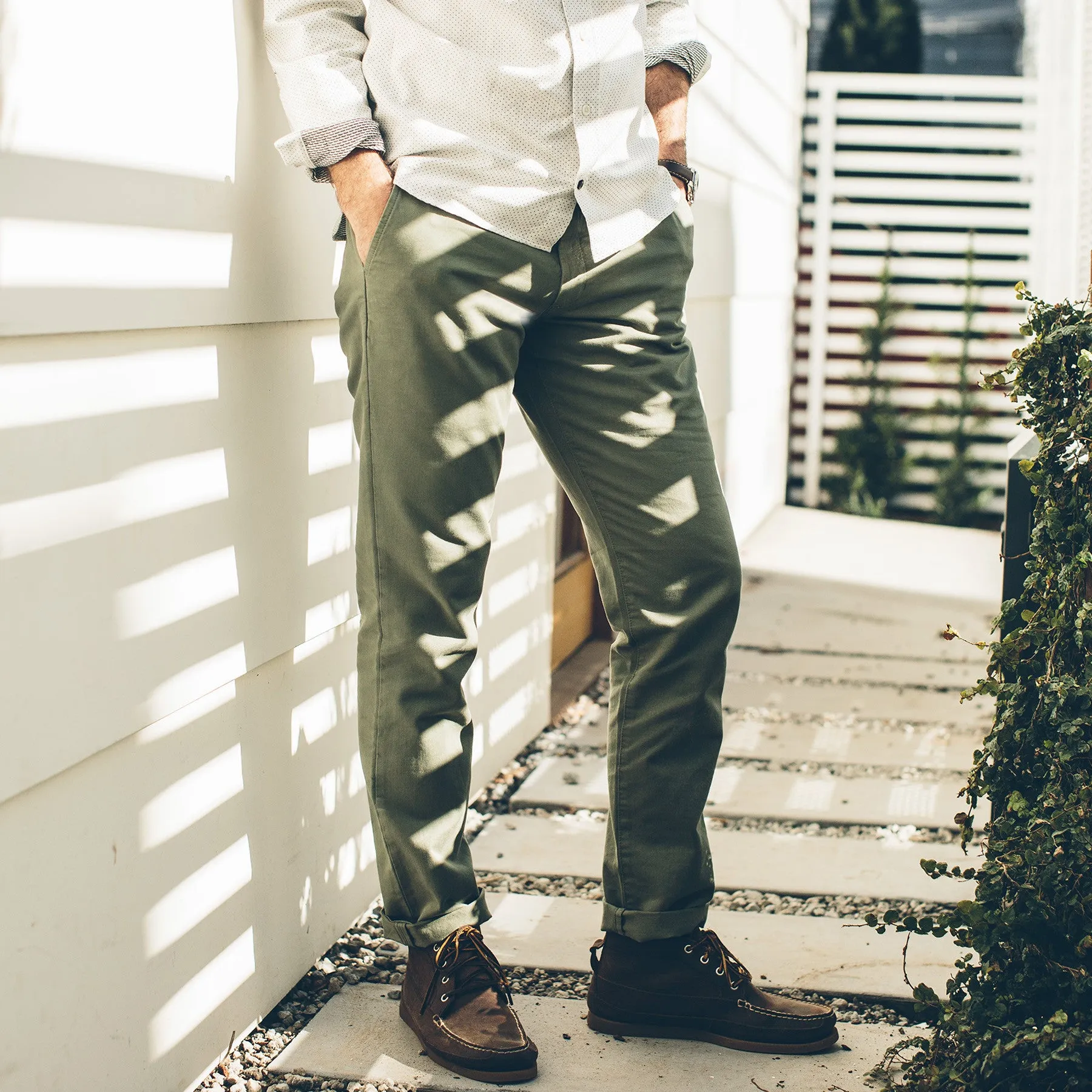 The Slim Chino in Army sold by Taylor Stitch product image thumbnail 2