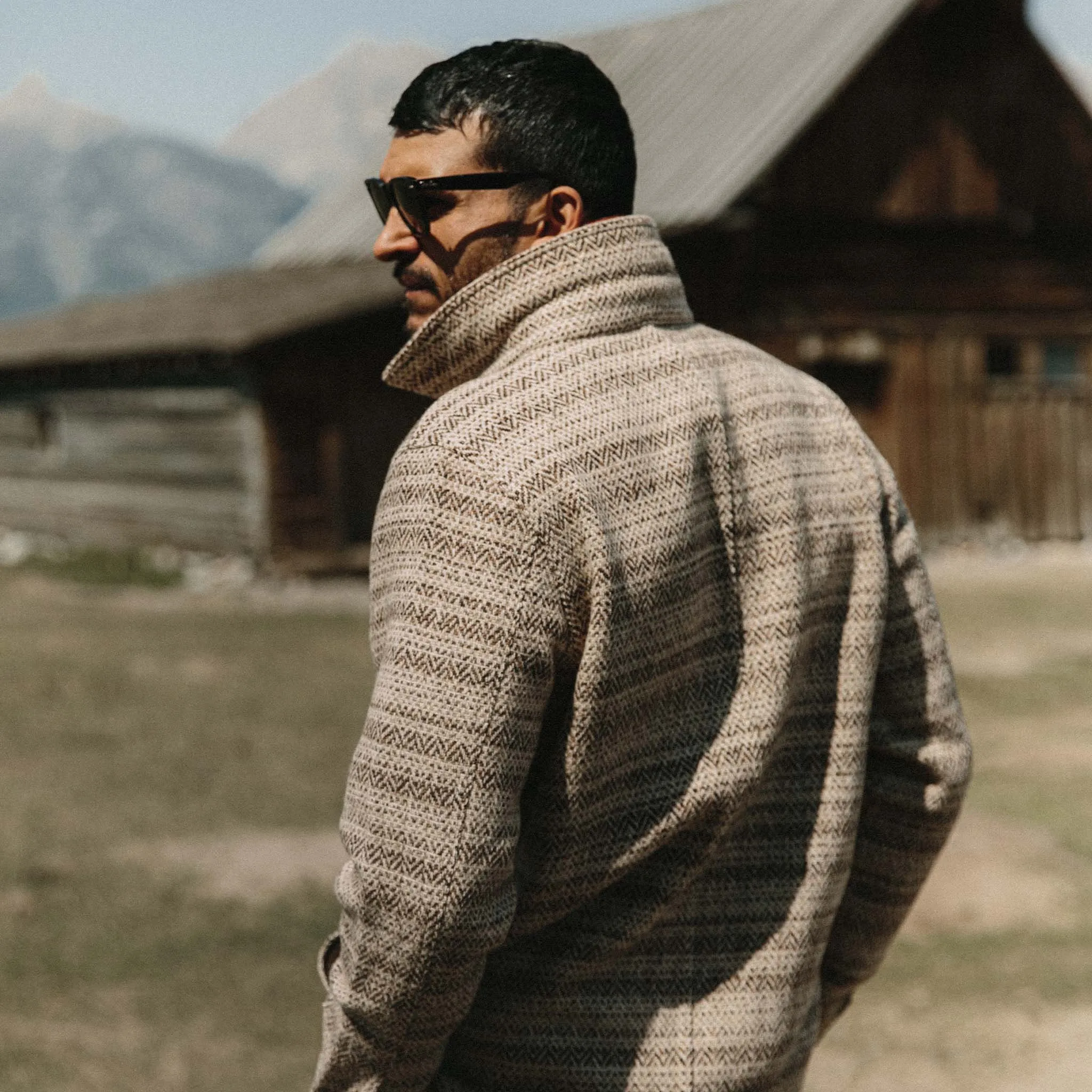 The Ojai Jacket in Espresso Herringbone Wool sold by Taylor Stitch product image thumbnail 5