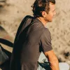 The Cotton Hemp Tee in Charcoal sold by Taylor Stitch