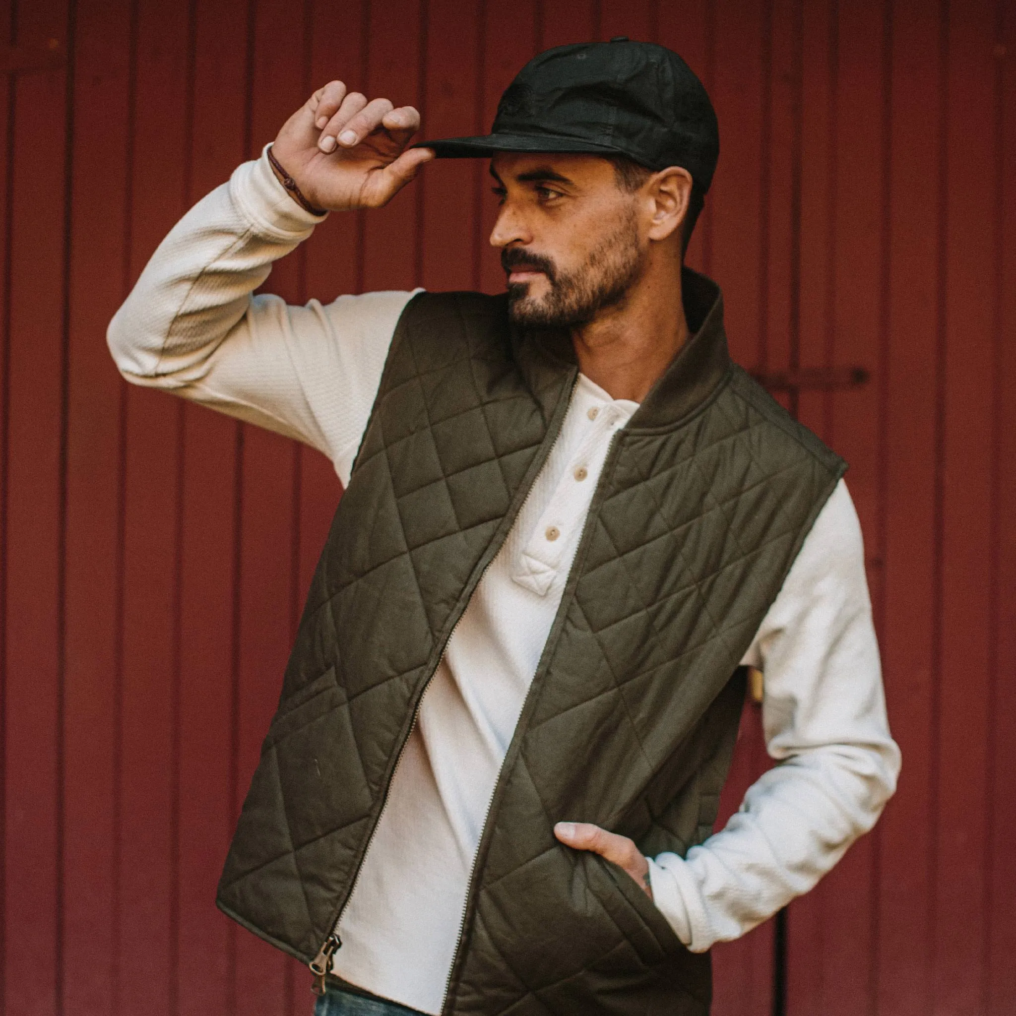 The Ball Cap in Espresso Dry Wax sold by Taylor Stitch product image thumbnail 2