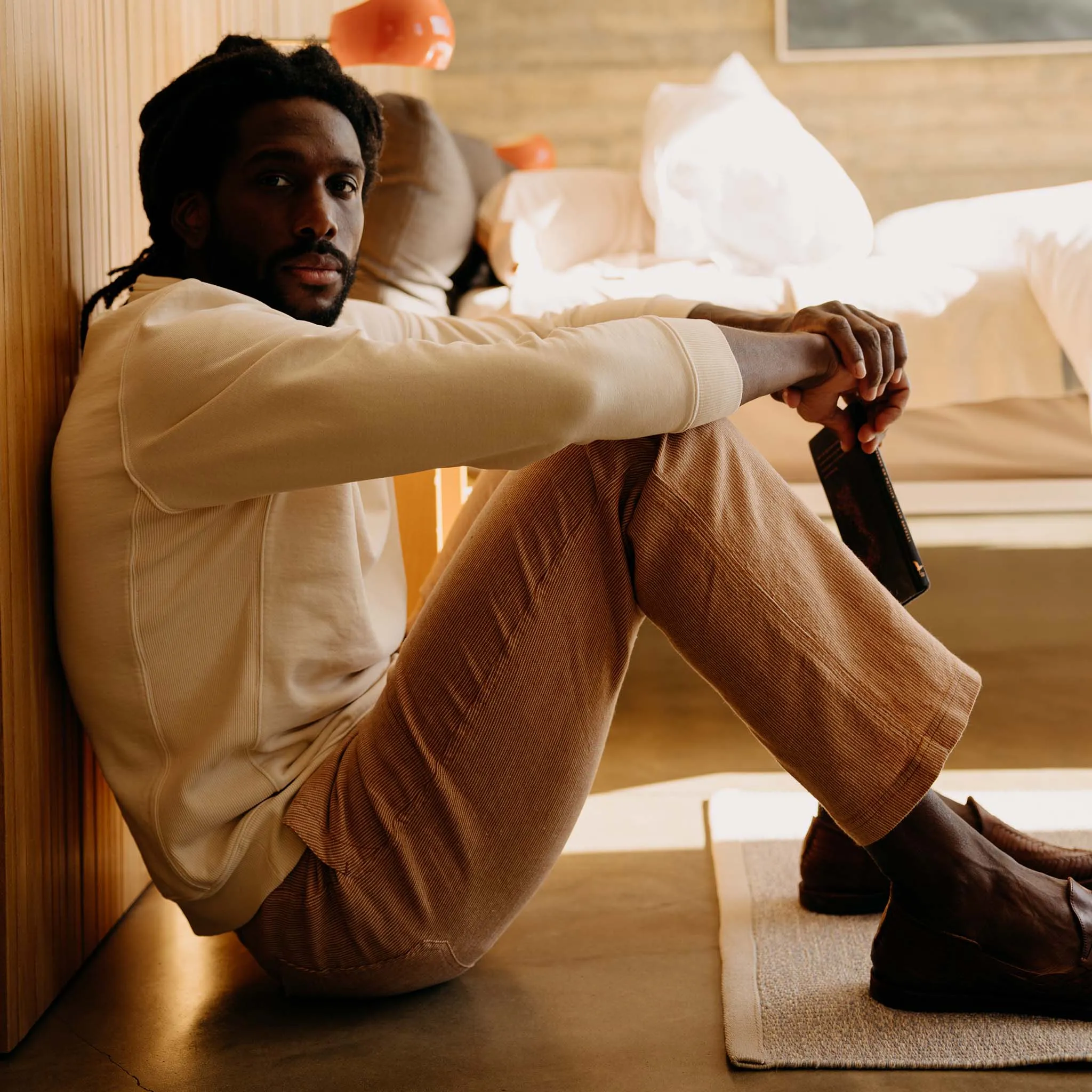 The Breakwater Pant in Chili Stripe Linen sold by Taylor Stitch product image thumbnail 4