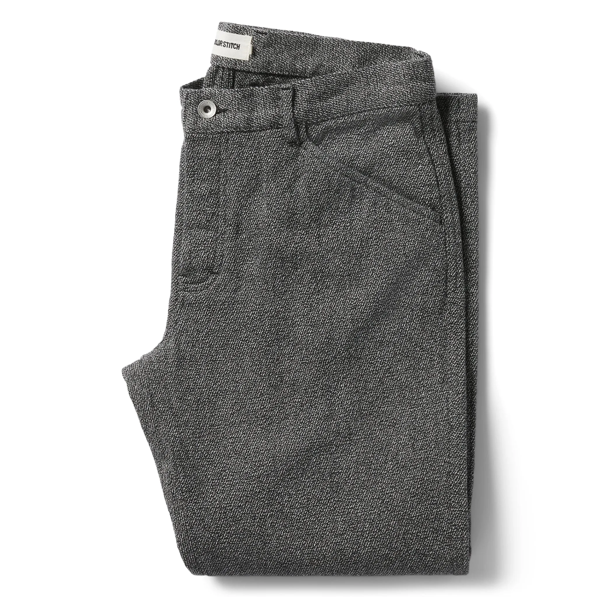 The Camp Pant in Indigo Salt and Pepper sold by Taylor Stitch