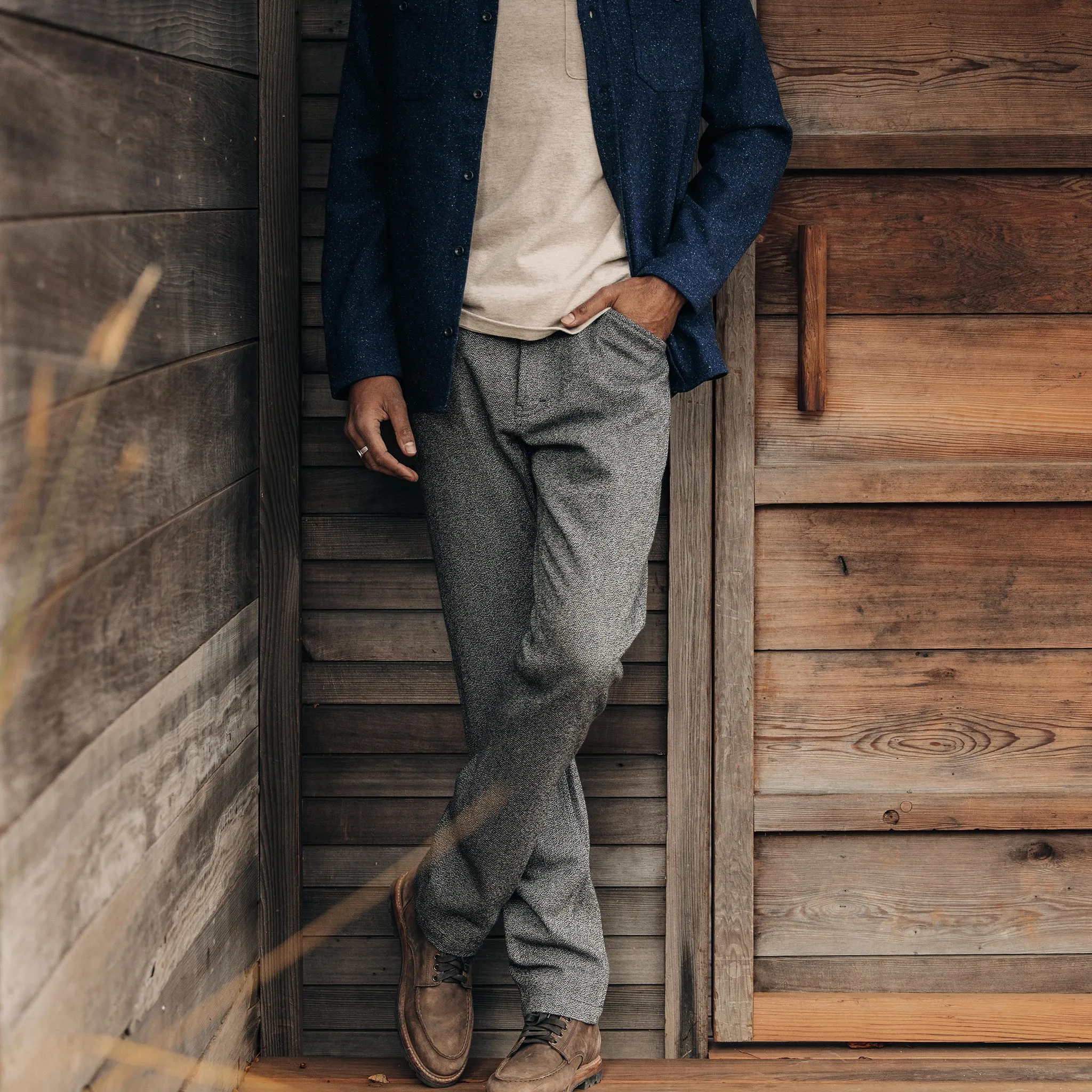 The Camp Pant in Indigo Salt and Pepper sold by Taylor Stitch product image thumbnail 2