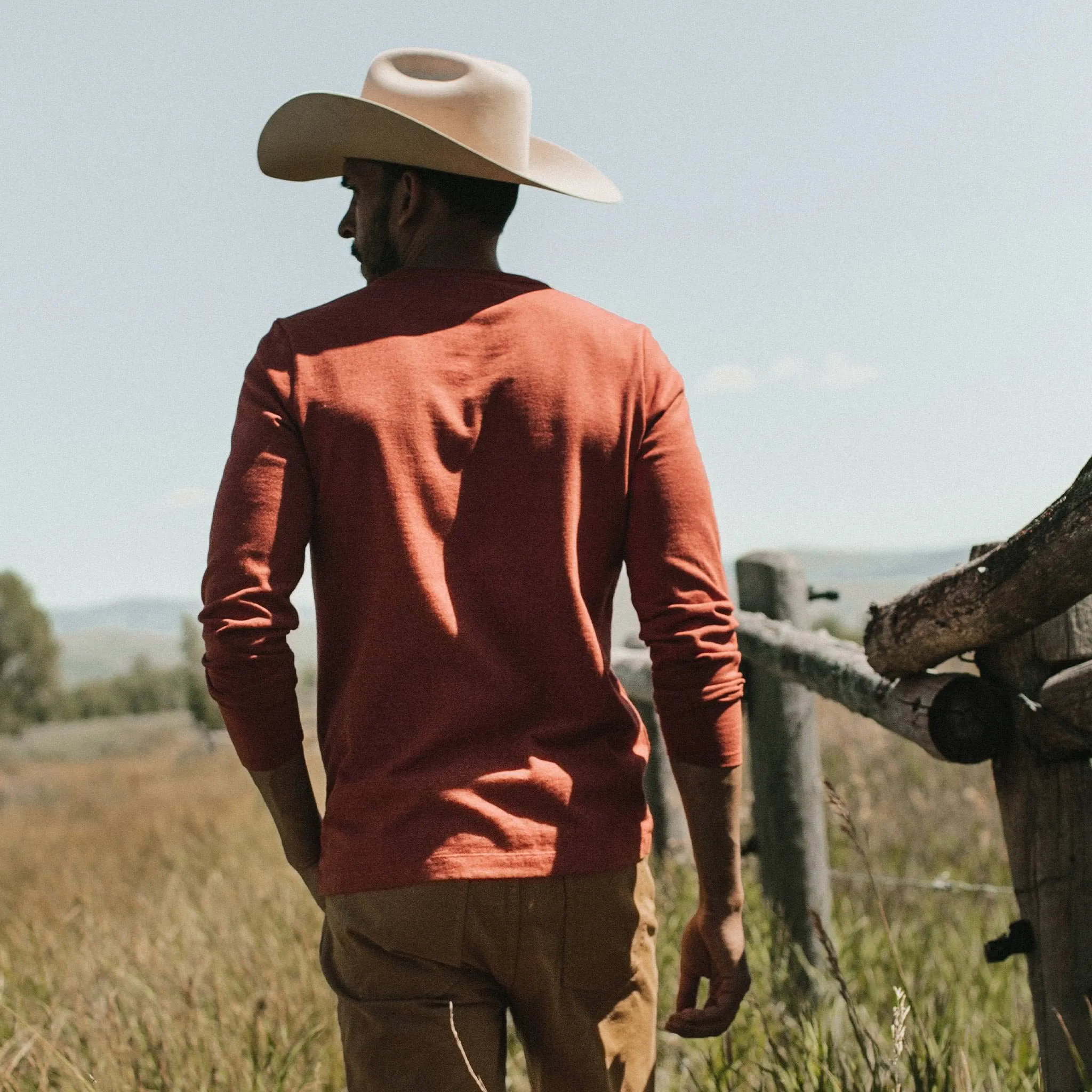 The Heavy Bag Henley in Engine sold by Taylor Stitch product image thumbnail 4