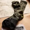 The Merino Sock in Olive sold by Taylor Stitch