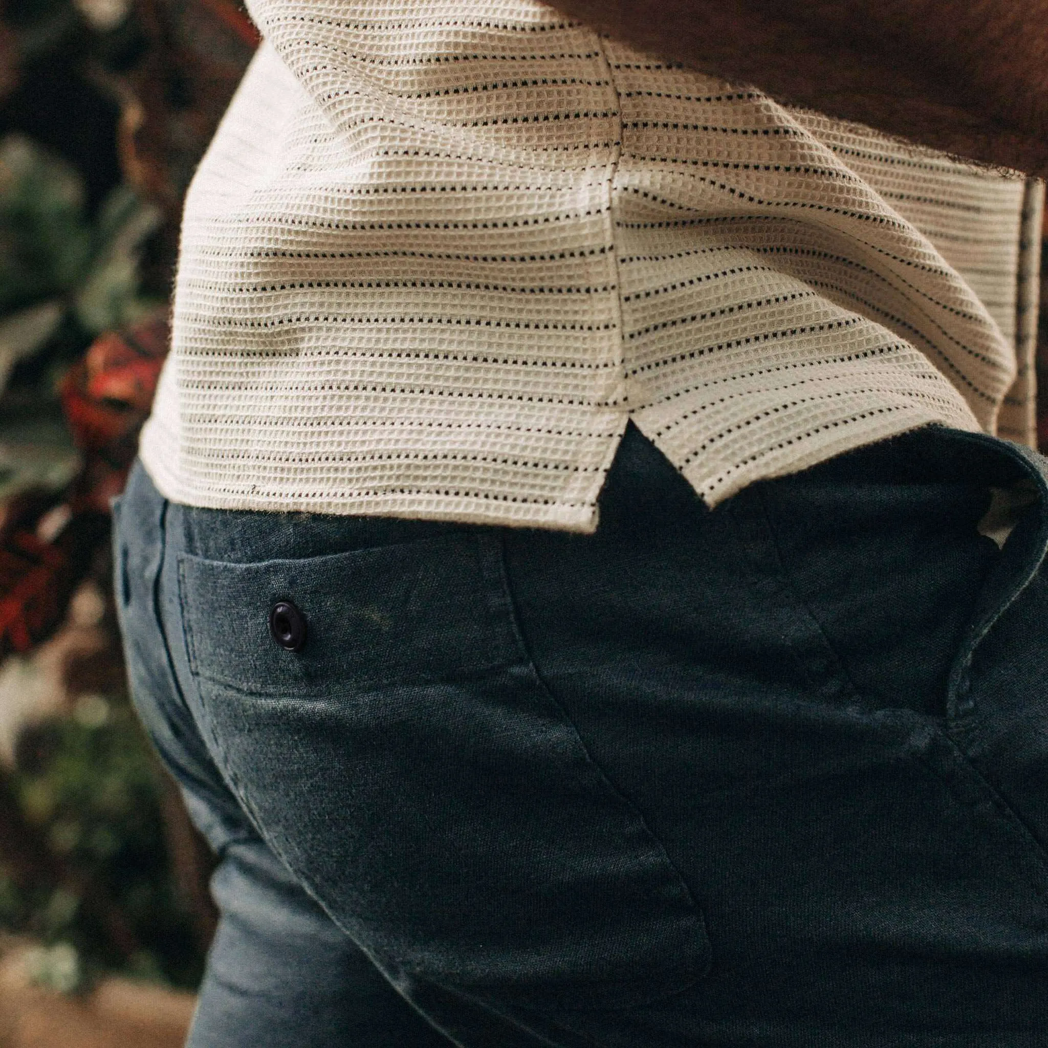 The Apres Short in Navy Hemp sold by Taylor Stitch product image thumbnail 4