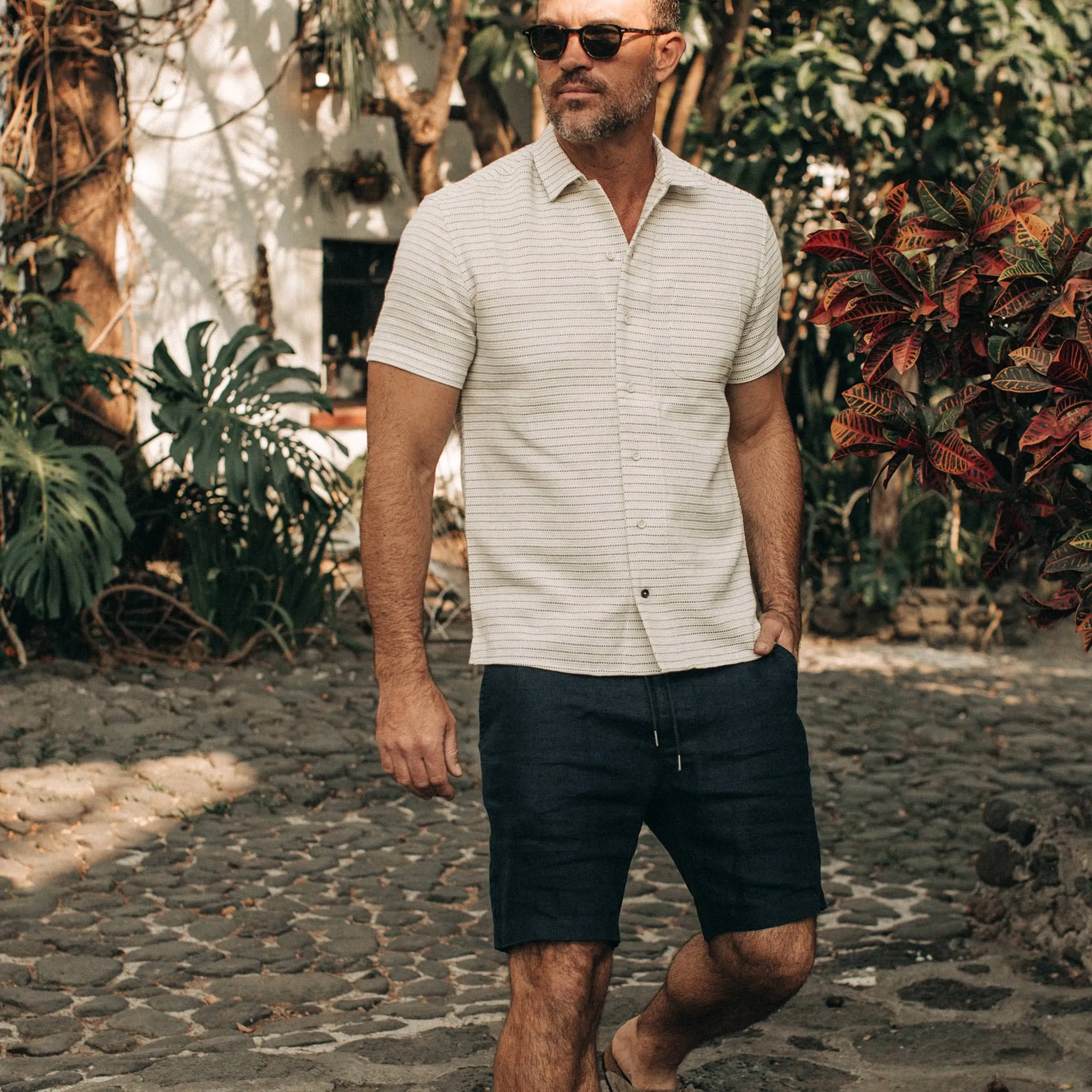 The Apres Short in Navy Hemp sold by Taylor Stitch product image thumbnail 5