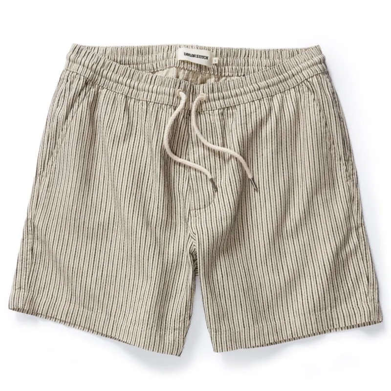 The Apres Short in Morita Stripe sold by Taylor Stitch