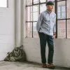 The Democratic Chino in Navy sold by Taylor Stitch