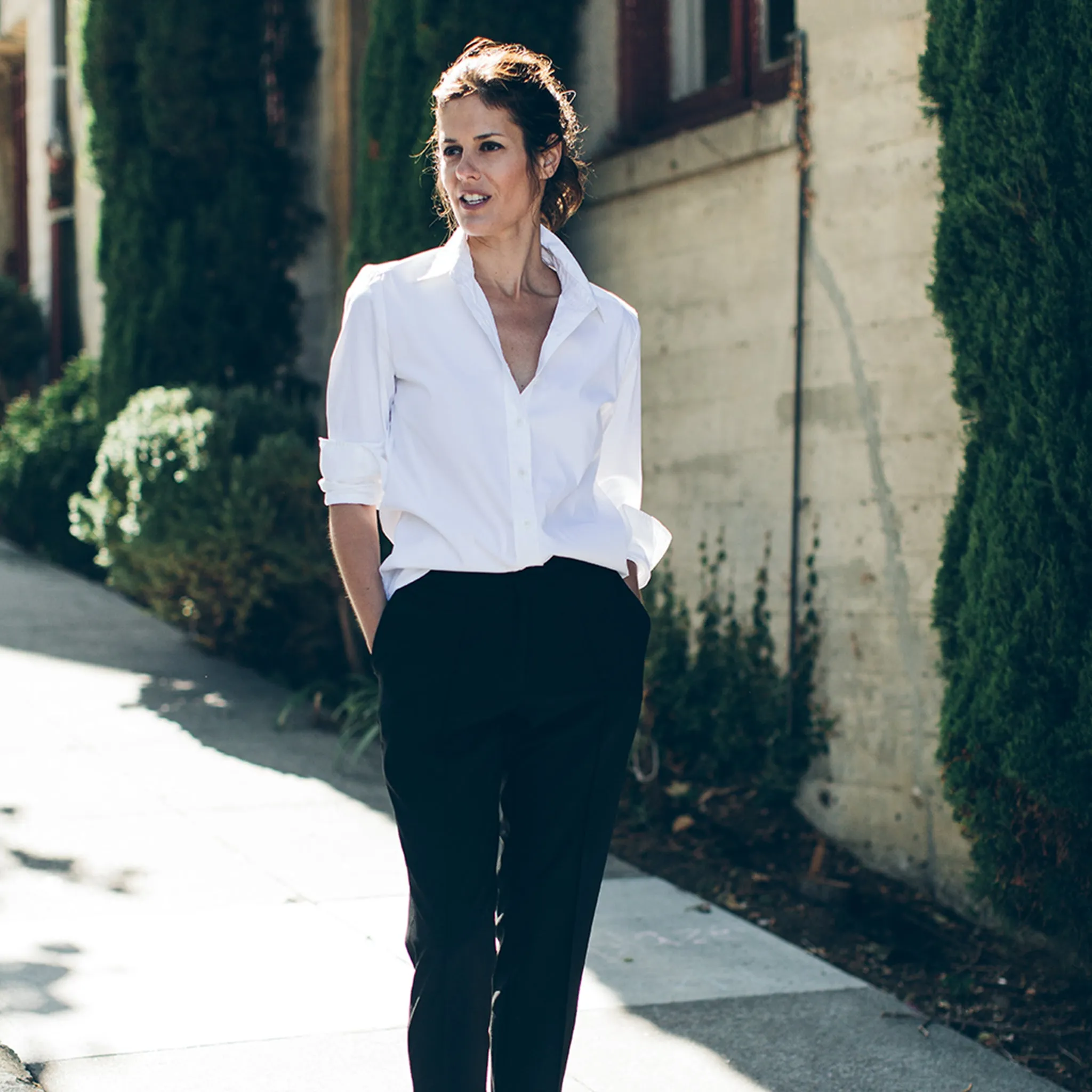 The Katherine in White Pinpoint Oxford sold by Taylor Stitch product image thumbnail 2