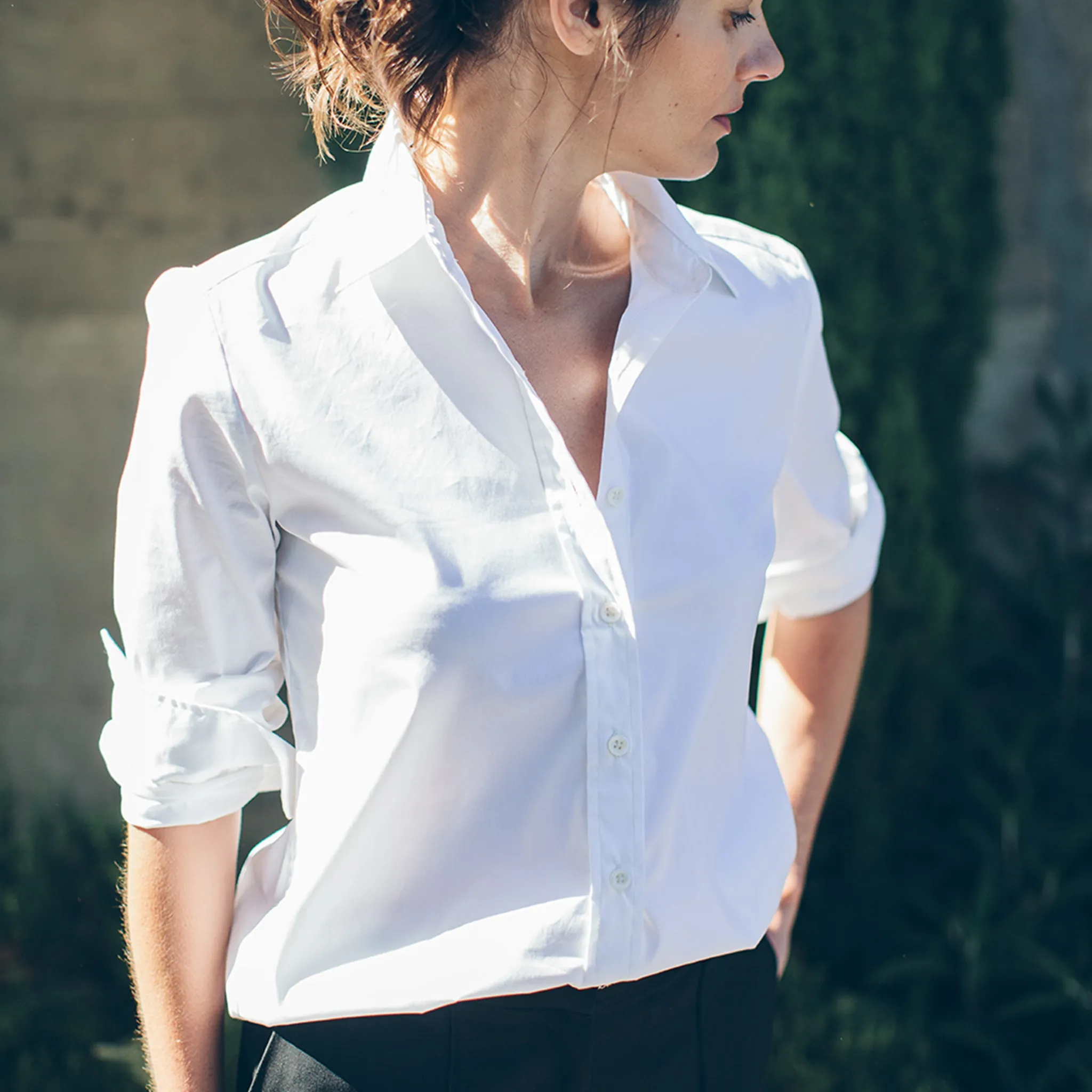 The Katherine in White Pinpoint Oxford sold by Taylor Stitch product image thumbnail 4