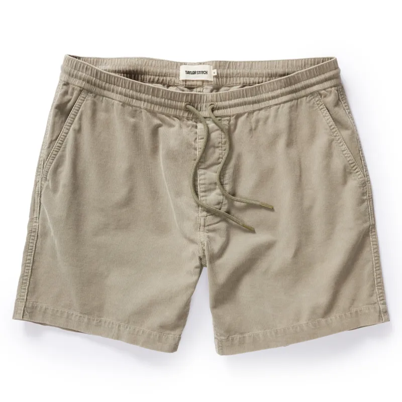 The Apres Short in Arid Eucalyptus Micro Cord sold by Taylor Stitch