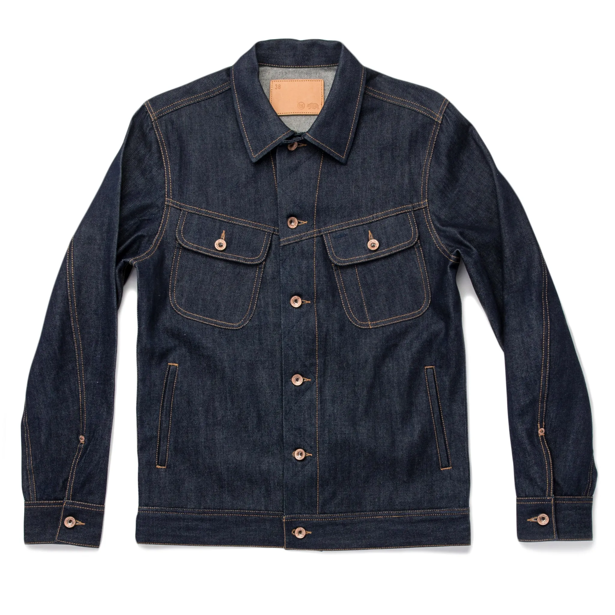 The Long Haul Jacket in Organic '68 Selvage sold by Taylor Stitch