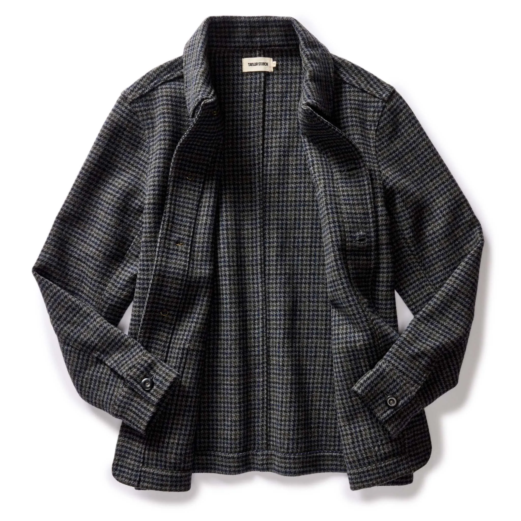 The Ojai Jacket in Ash Guncheck Wool sold by Taylor Stitch product image thumbnail 5