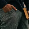 The Camp Pant in Navy Jaspe sold by Taylor Stitch