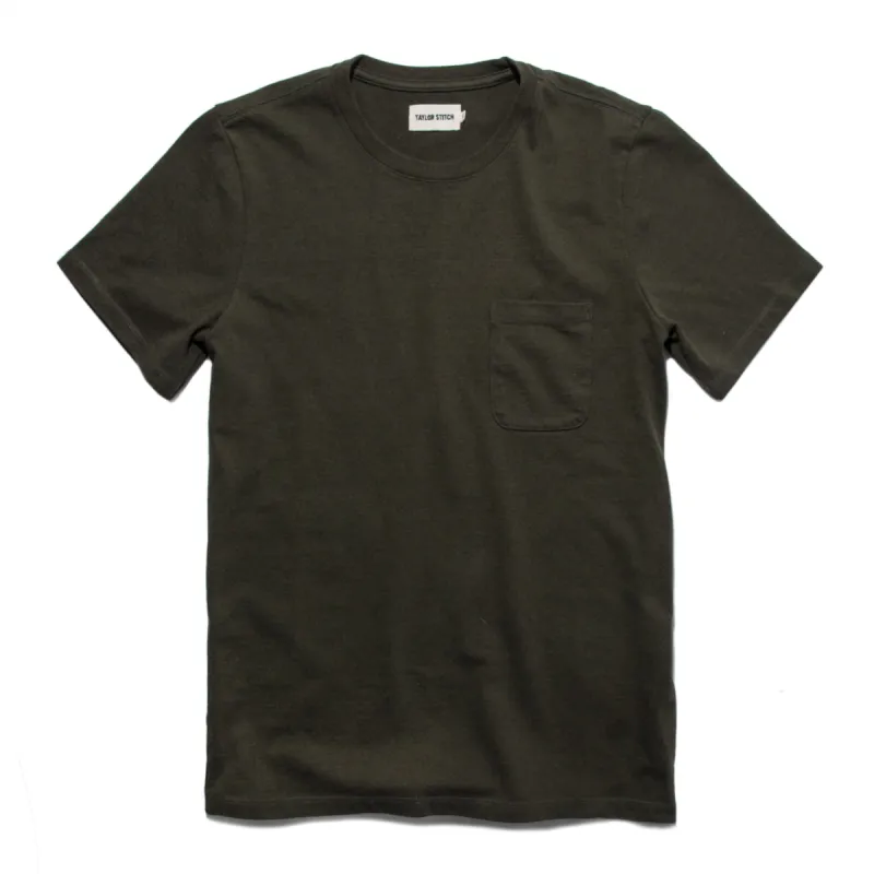 The Heavy Bag Tee in Cypress sold by Taylor Stitch