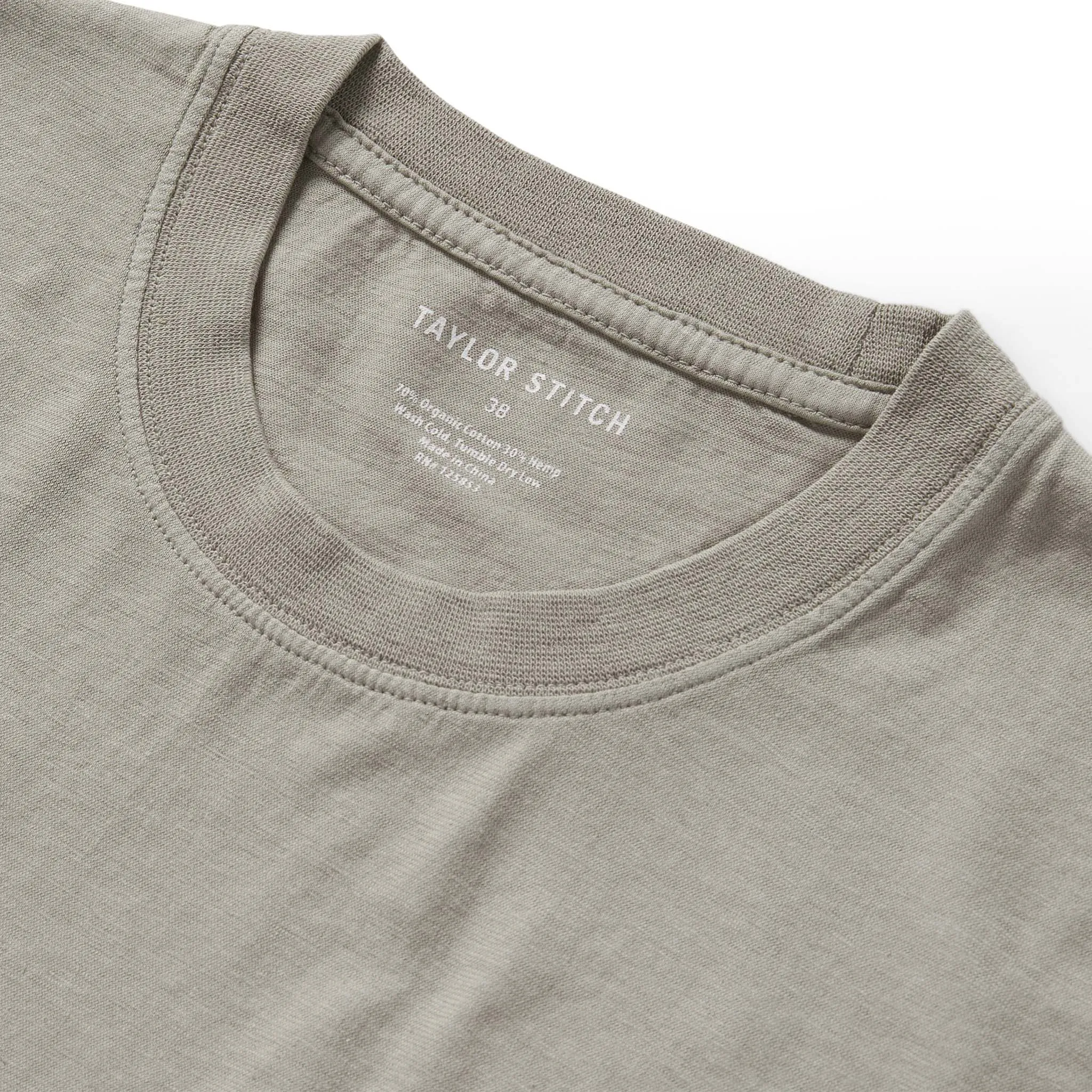 The Cotton Hemp Tee in Sagebrush sold by Taylor Stitch product image thumbnail 4