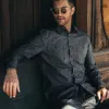 The Utility Shirt in Ash Jaspe sold by Taylor Stitch