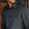 The Utility Shirt in Ash Jaspe sold by Taylor Stitch