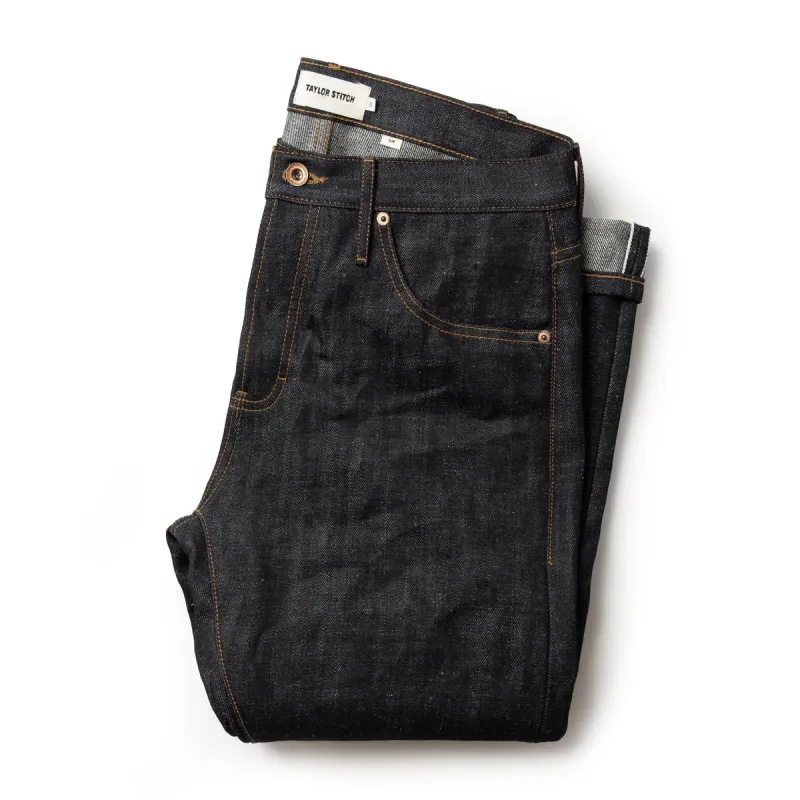 The Slim Jean in Nihon Menpu Selvage sold by Taylor Stitch