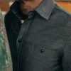 The Utility Shirt in Indigo Crosshatch sold by Taylor Stitch