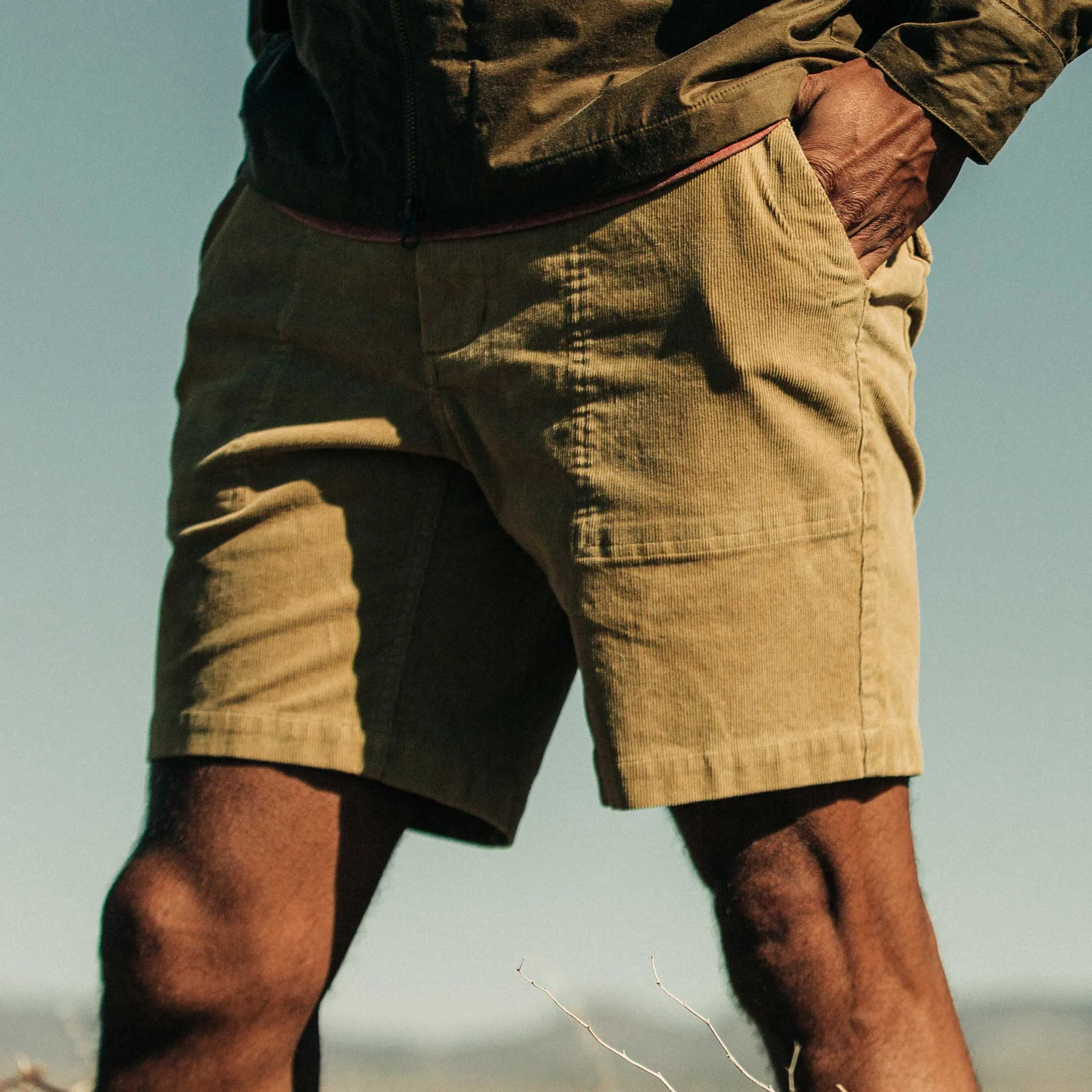 The Trail Short in Khaki Cord sold by Taylor Stitch product image thumbnail 3