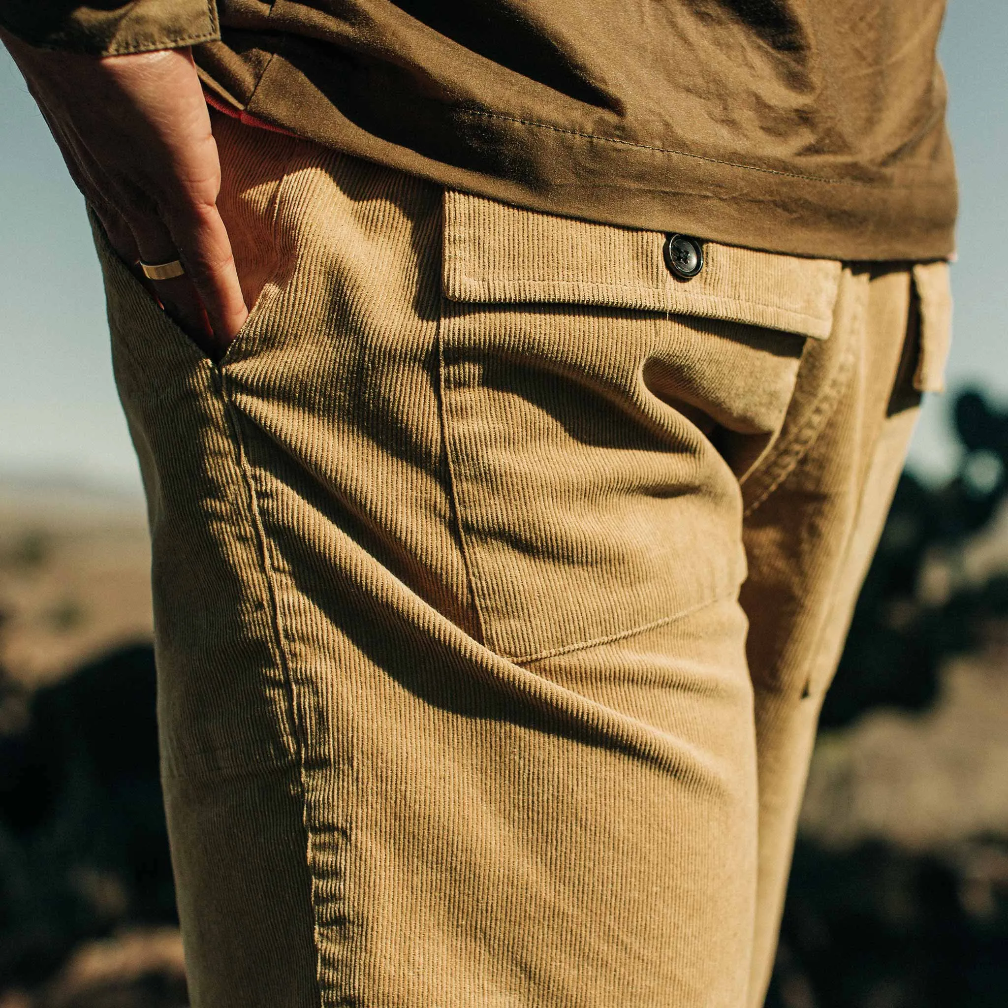 The Trail Short in Khaki Cord sold by Taylor Stitch product image thumbnail 4