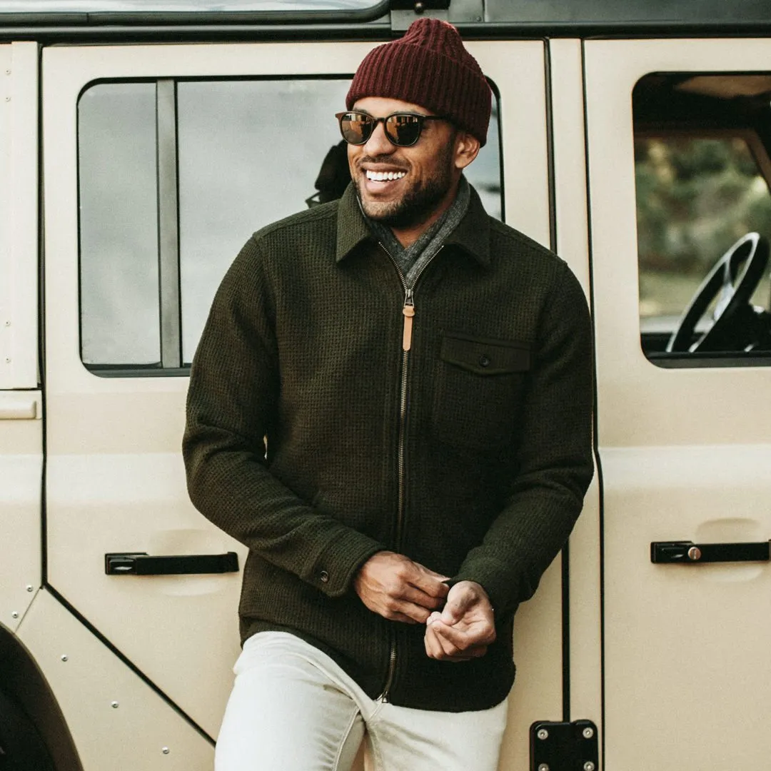 The Coit Jacket in Olive Waffle sold by Taylor Stitch product image thumbnail 2