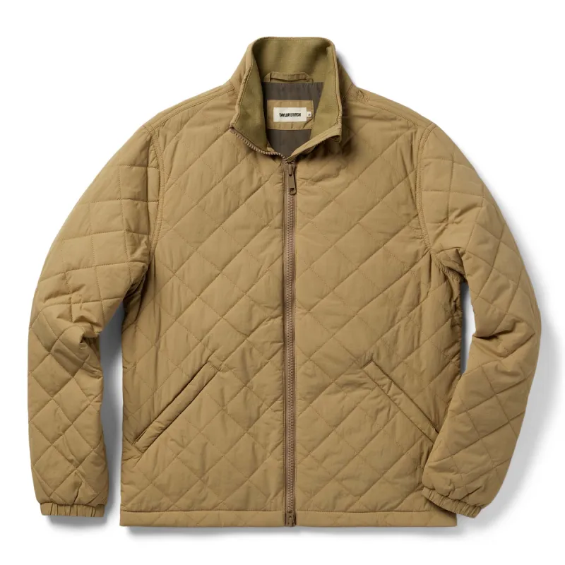 The Vertical Jacket in Khaki sold by Taylor Stitch