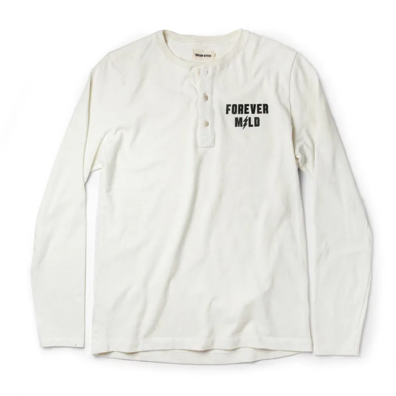 The Brother Moto Heavy Bag Henley in Forever Mild sold by Taylor Stitch