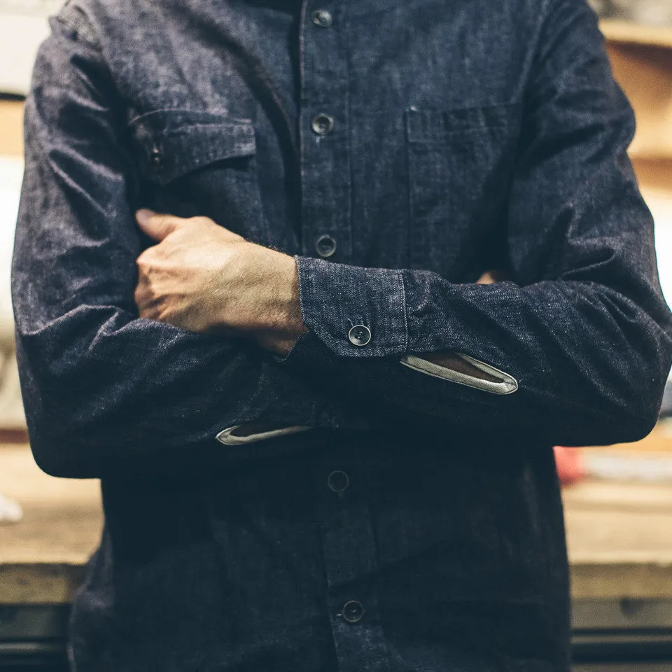 The Utility Shirt in Swift Mills Denim sold by Taylor Stitch product image thumbnail 5