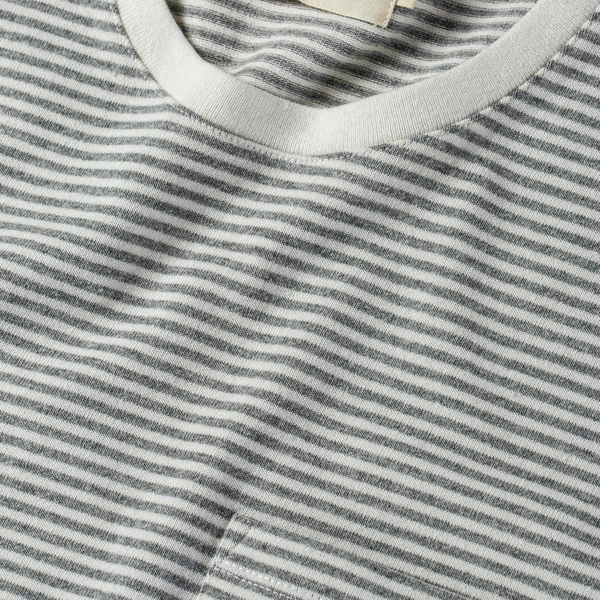 The Heavy Bag Tee in Ash Stripe sold by Taylor Stitch product image thumbnail 5