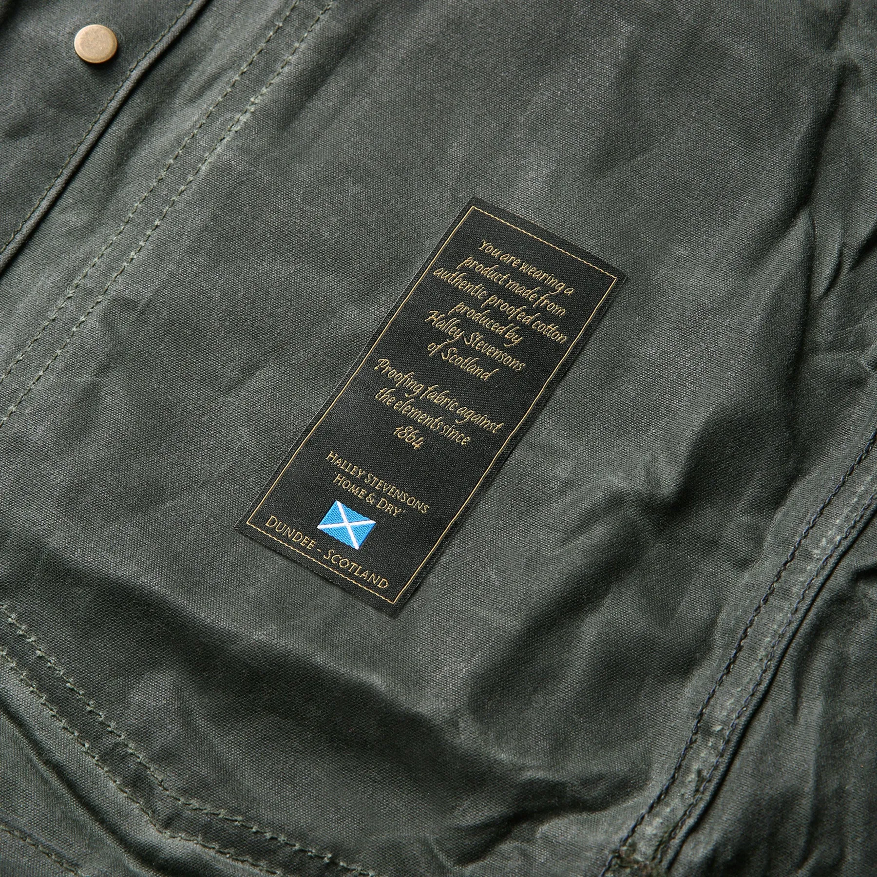 The Project Jacket in Olive Beeswaxed Canvas sold by Taylor Stitch product image thumbnail 5
