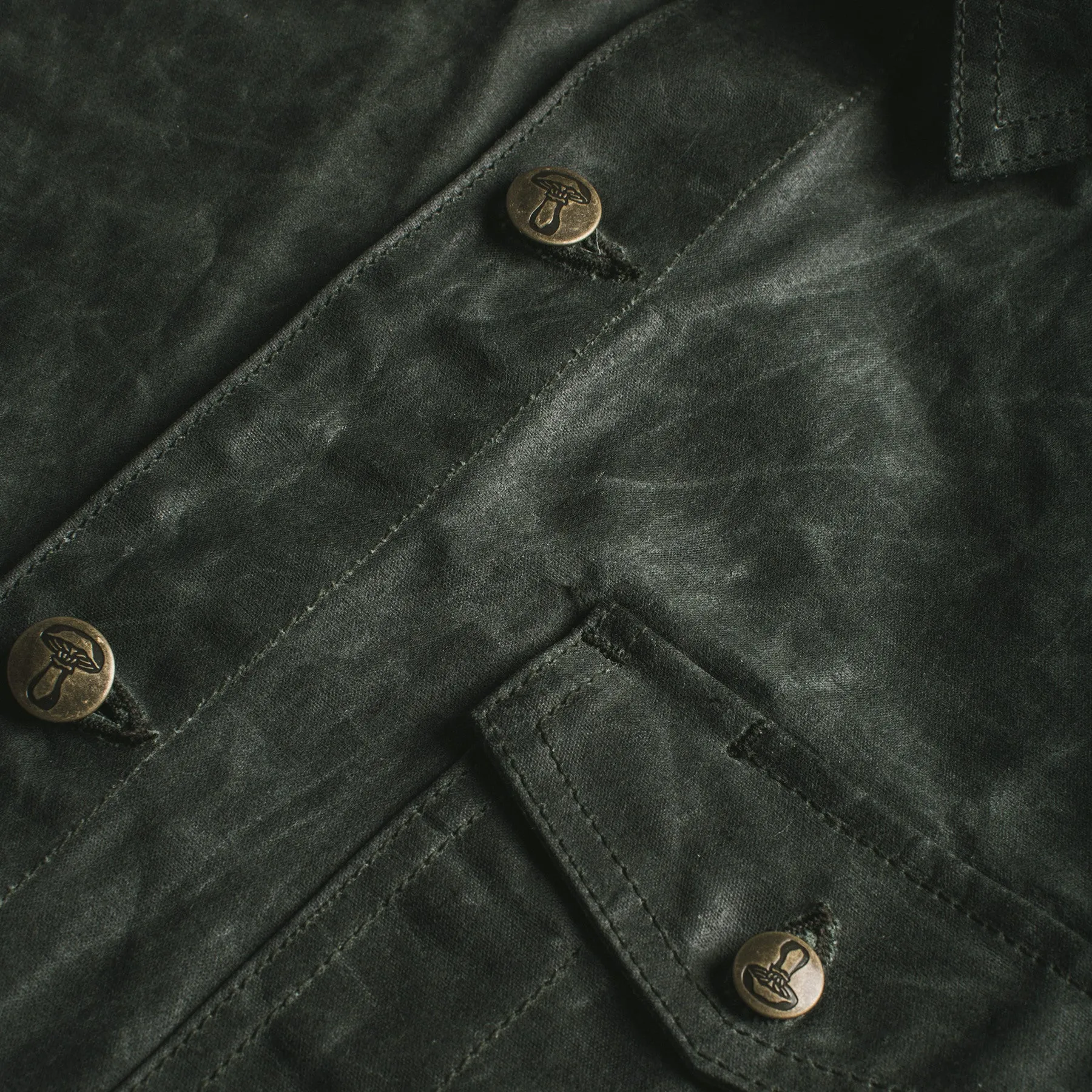 The Project Jacket in Olive Beeswaxed Canvas sold by Taylor Stitch product image thumbnail 4