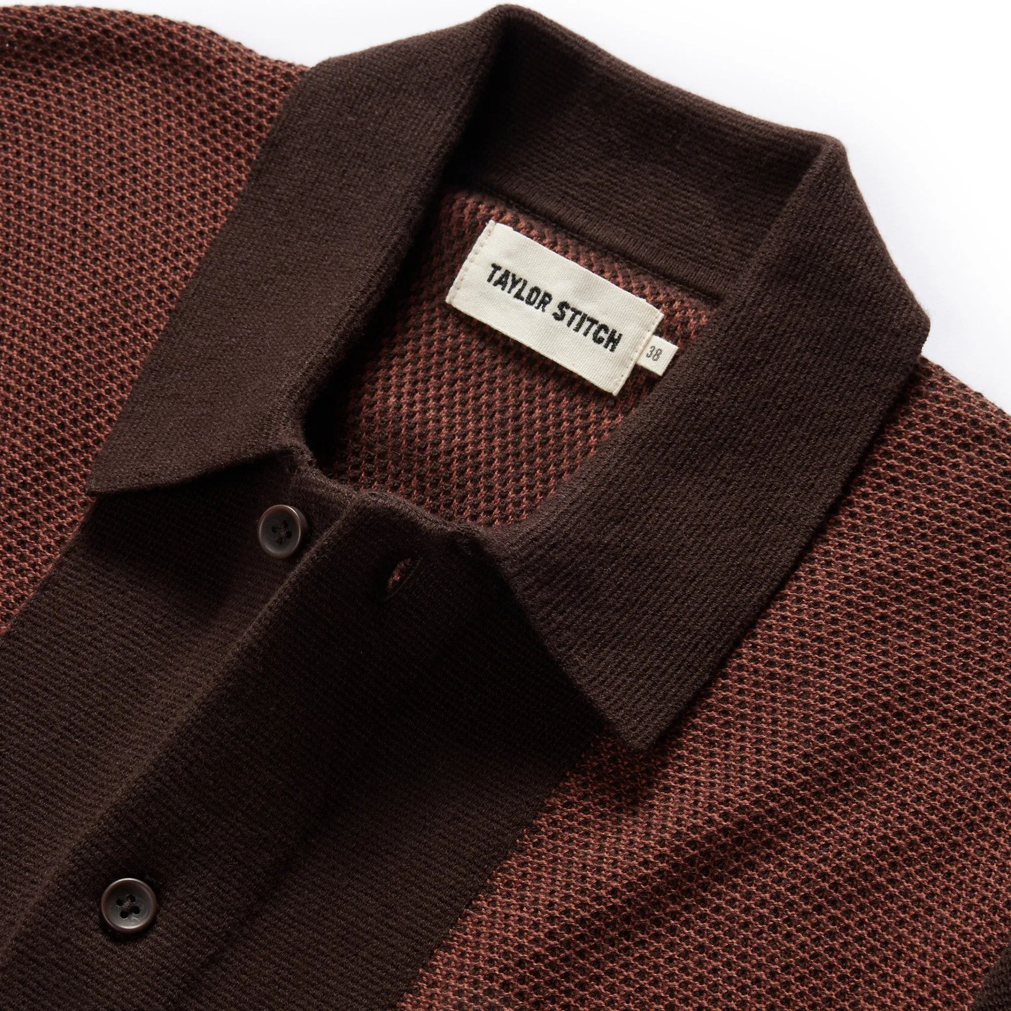 The Button Down Polo in Morita Seed Stitch sold by Taylor Stitch product image thumbnail 5