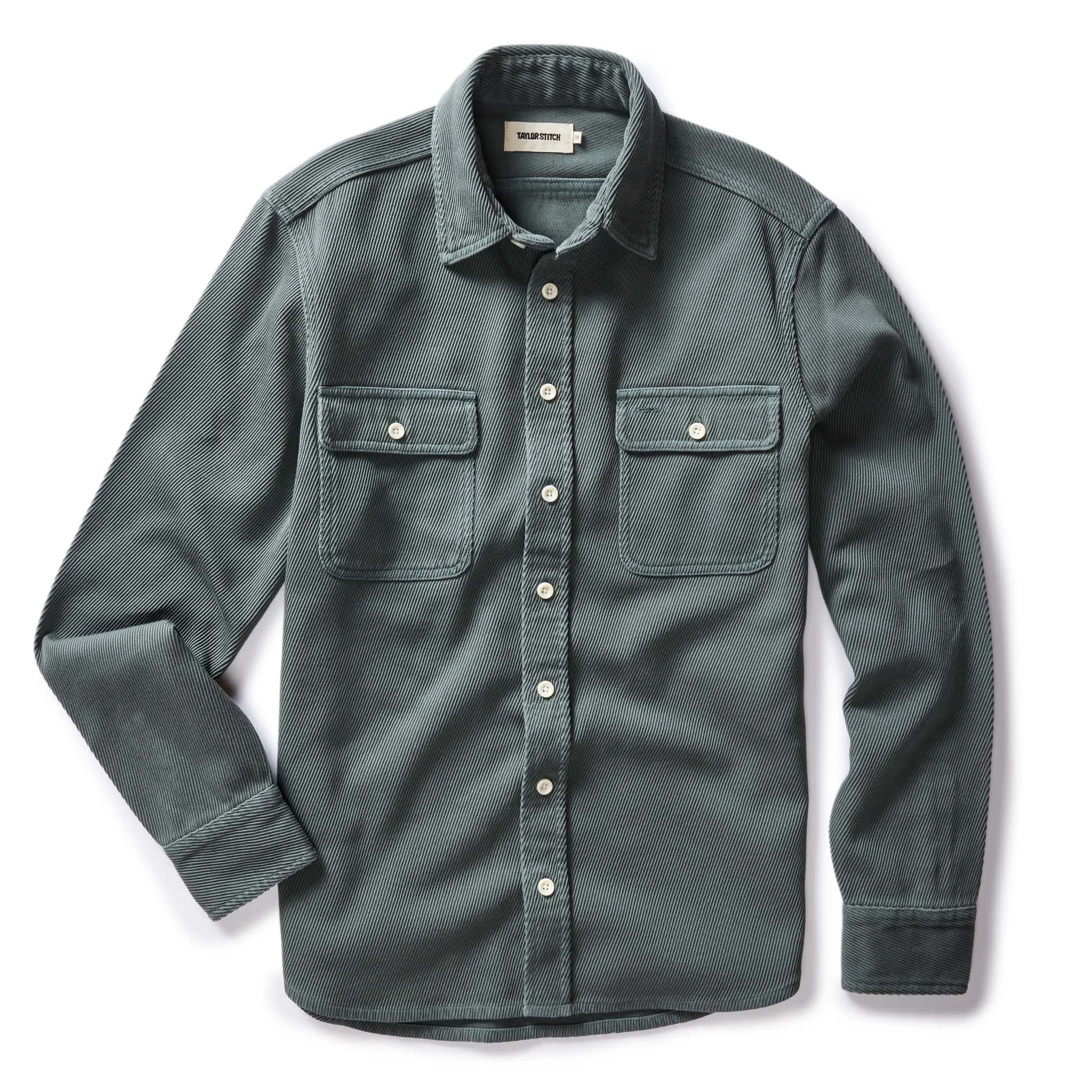 The Ledge Shirt in Deep Sea Twill sold by Taylor Stitch product image thumbnail 5