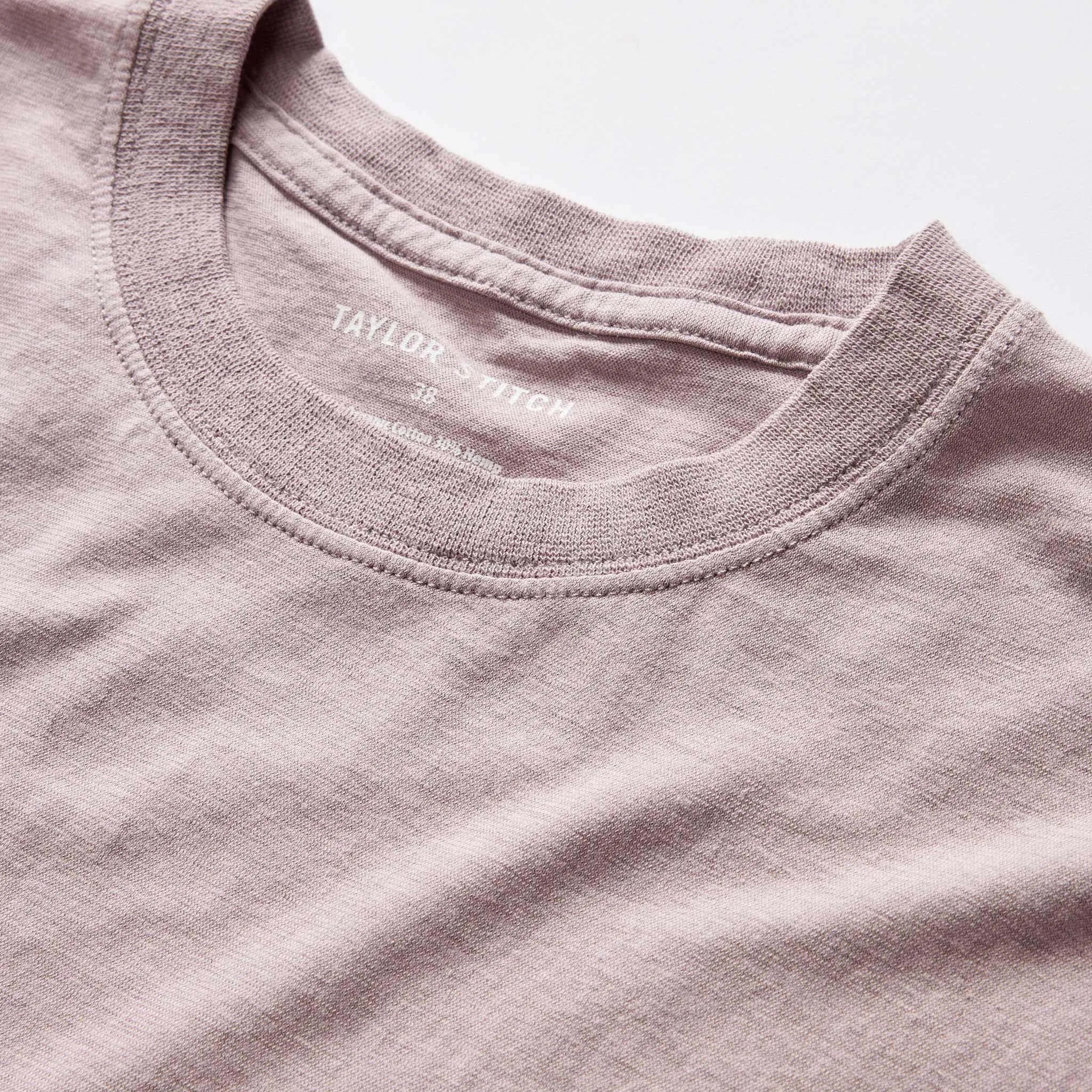 The Cotton Hemp Tee in Poppy Seed sold by Taylor Stitch product image thumbnail 5