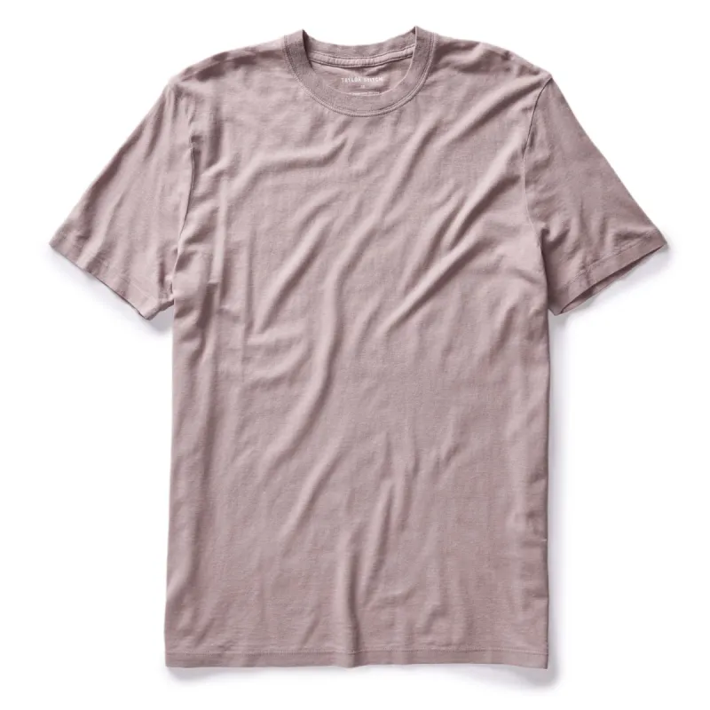 The Cotton Hemp Tee in Poppy Seed made by Taylor Stitch
