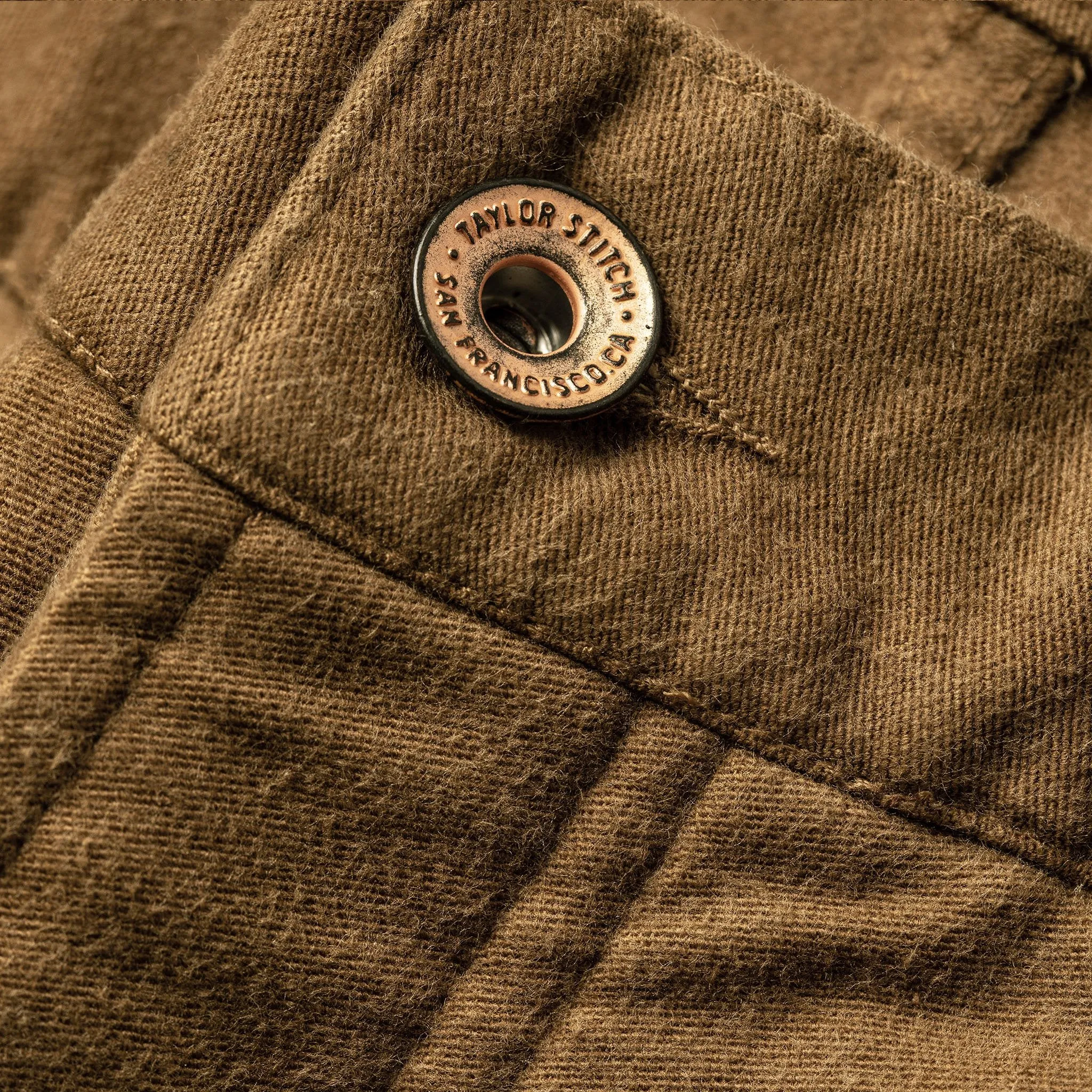 The Camp Pant in British Khaki Moleskin sold by Taylor Stitch product image thumbnail 3