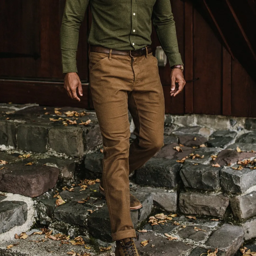The Camp Pant in British Khaki Moleskin sold by Taylor Stitch product image thumbnail 5