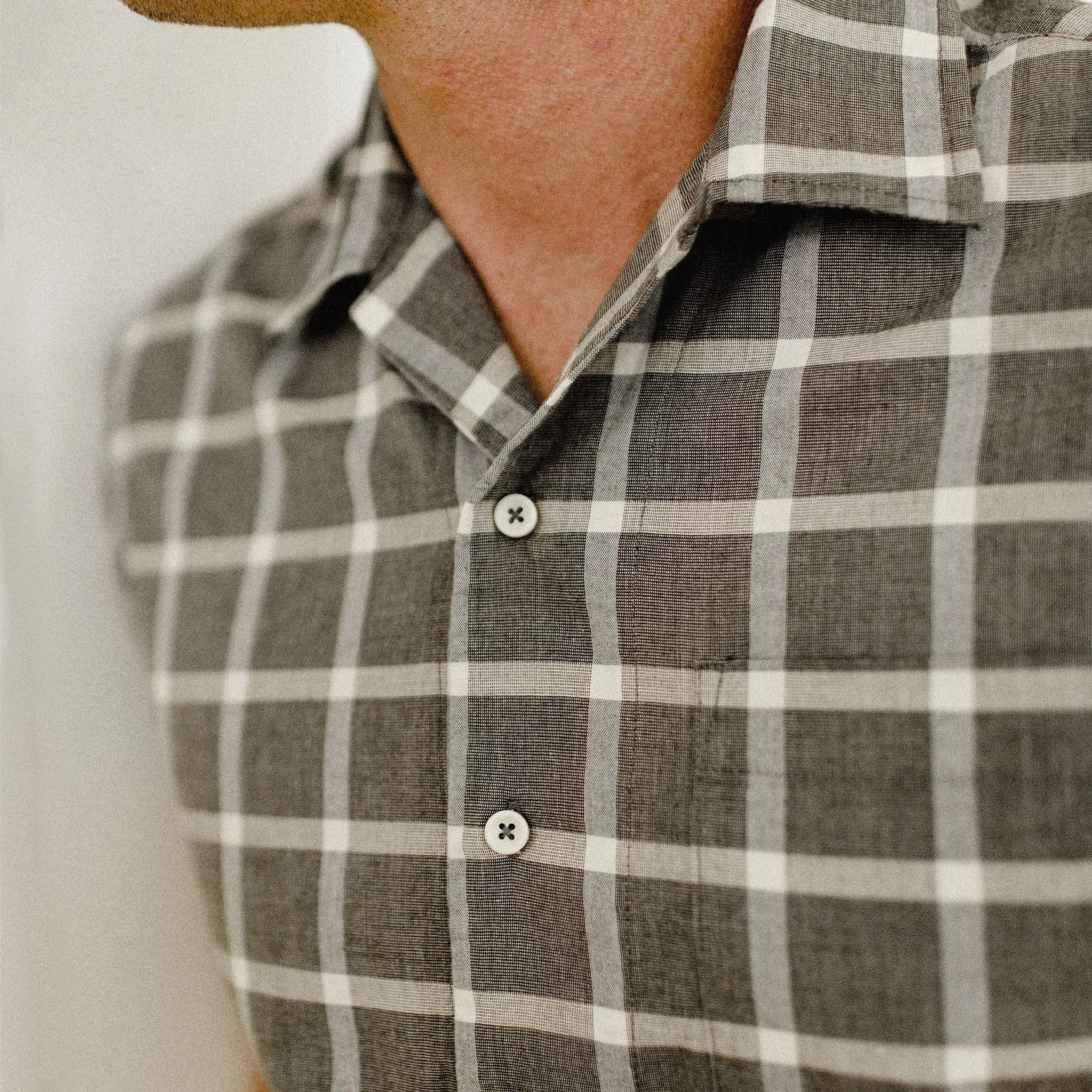 The Short Sleeve Hawthorne in Espresso Plaid sold by Taylor Stitch product image thumbnail 4