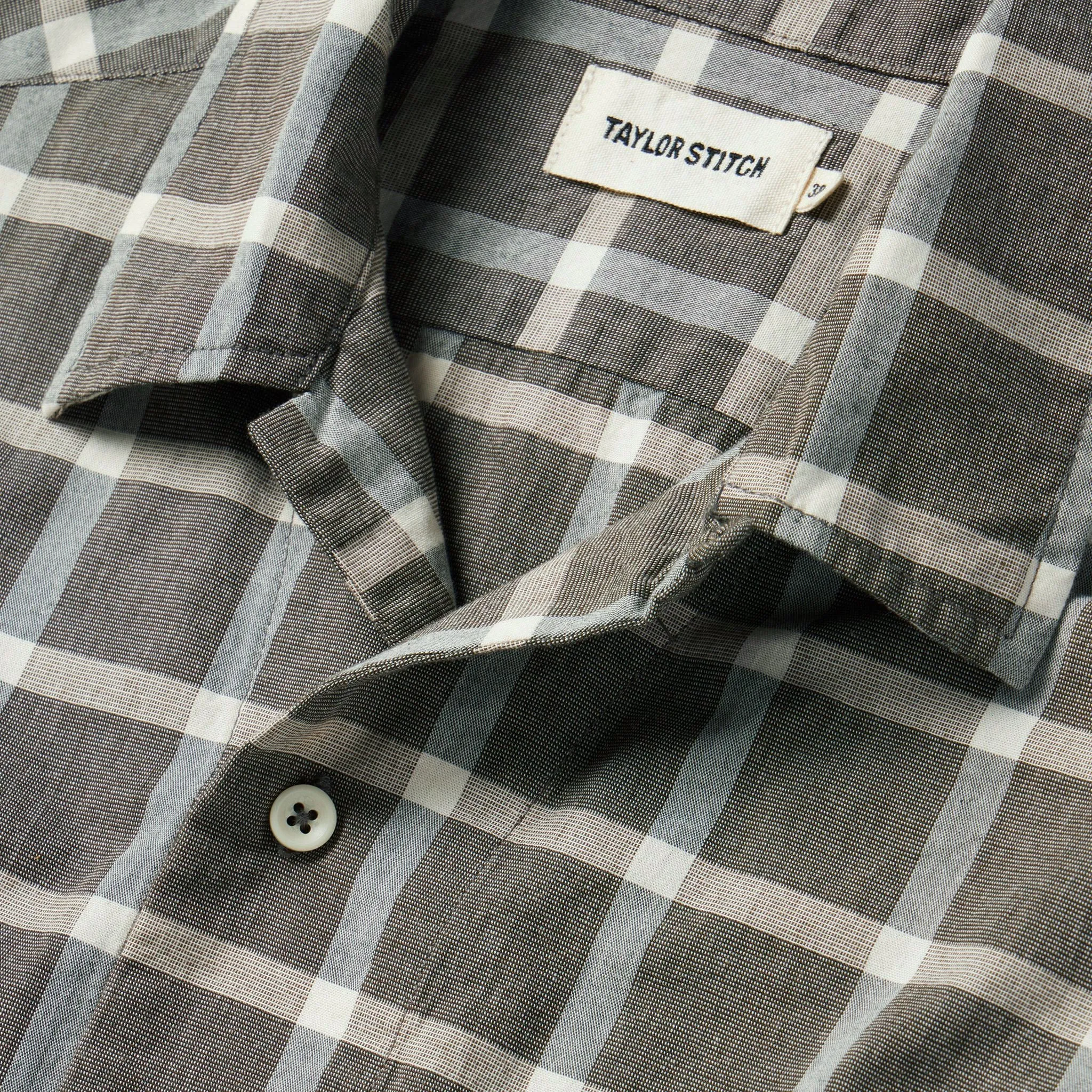The Short Sleeve Hawthorne in Espresso Plaid sold by Taylor Stitch product image thumbnail 5