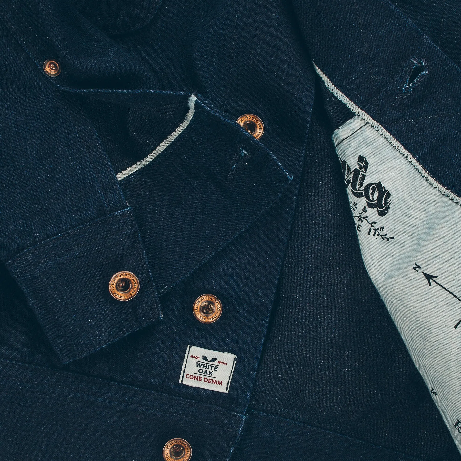 The Long Haul Jacket in Indigo Selvage Twill sold by Taylor Stitch product image thumbnail 3