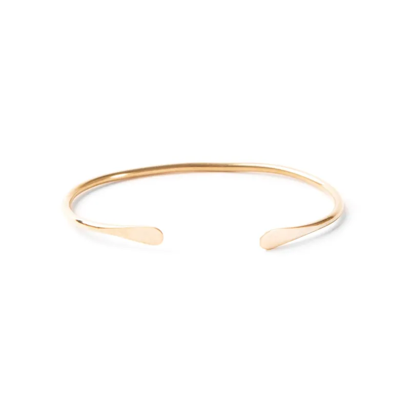 Wire Cuff Bracelet in Brass sold by Taylor Stitch