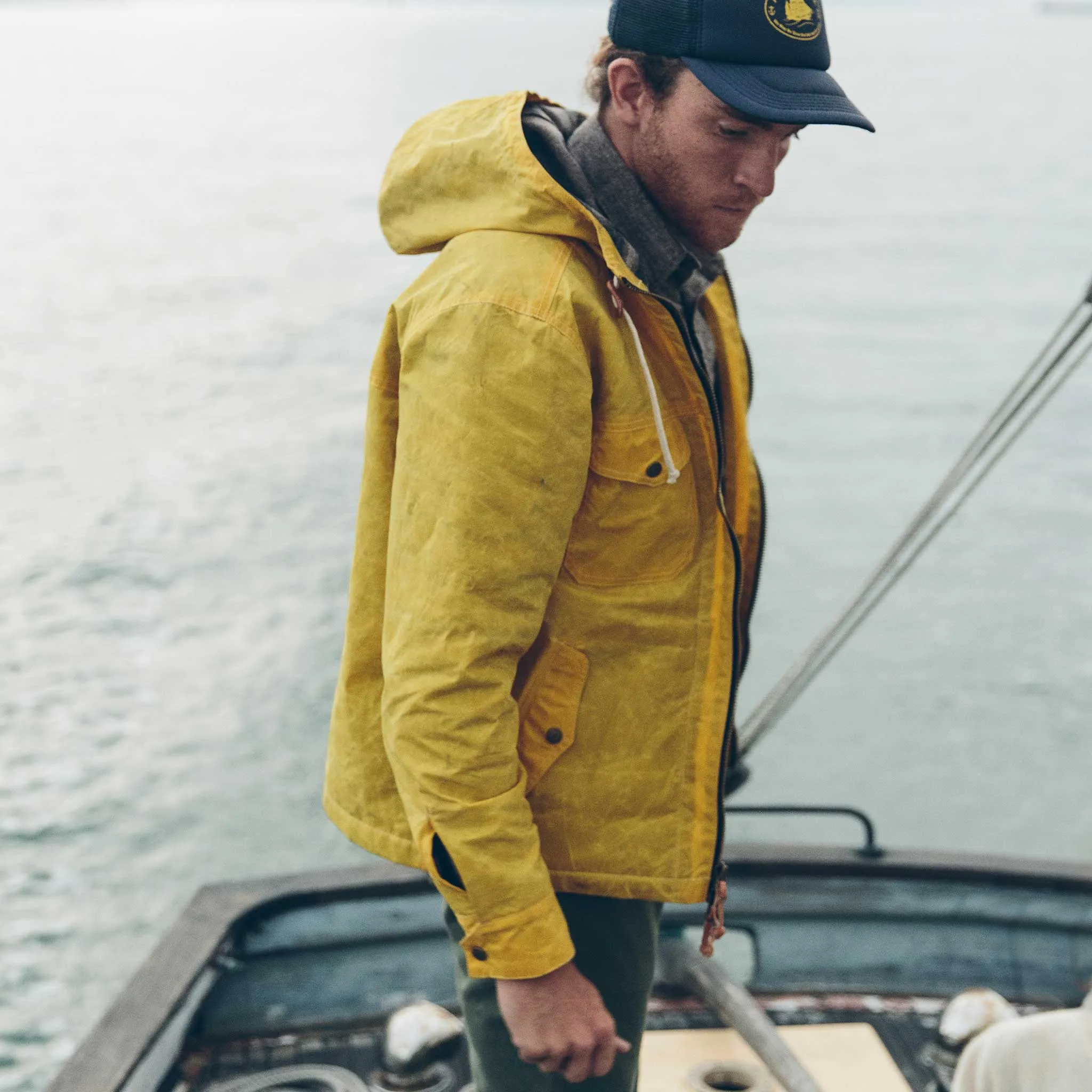 The Winslow Parka in Mustard sold by Taylor Stitch product image thumbnail 4