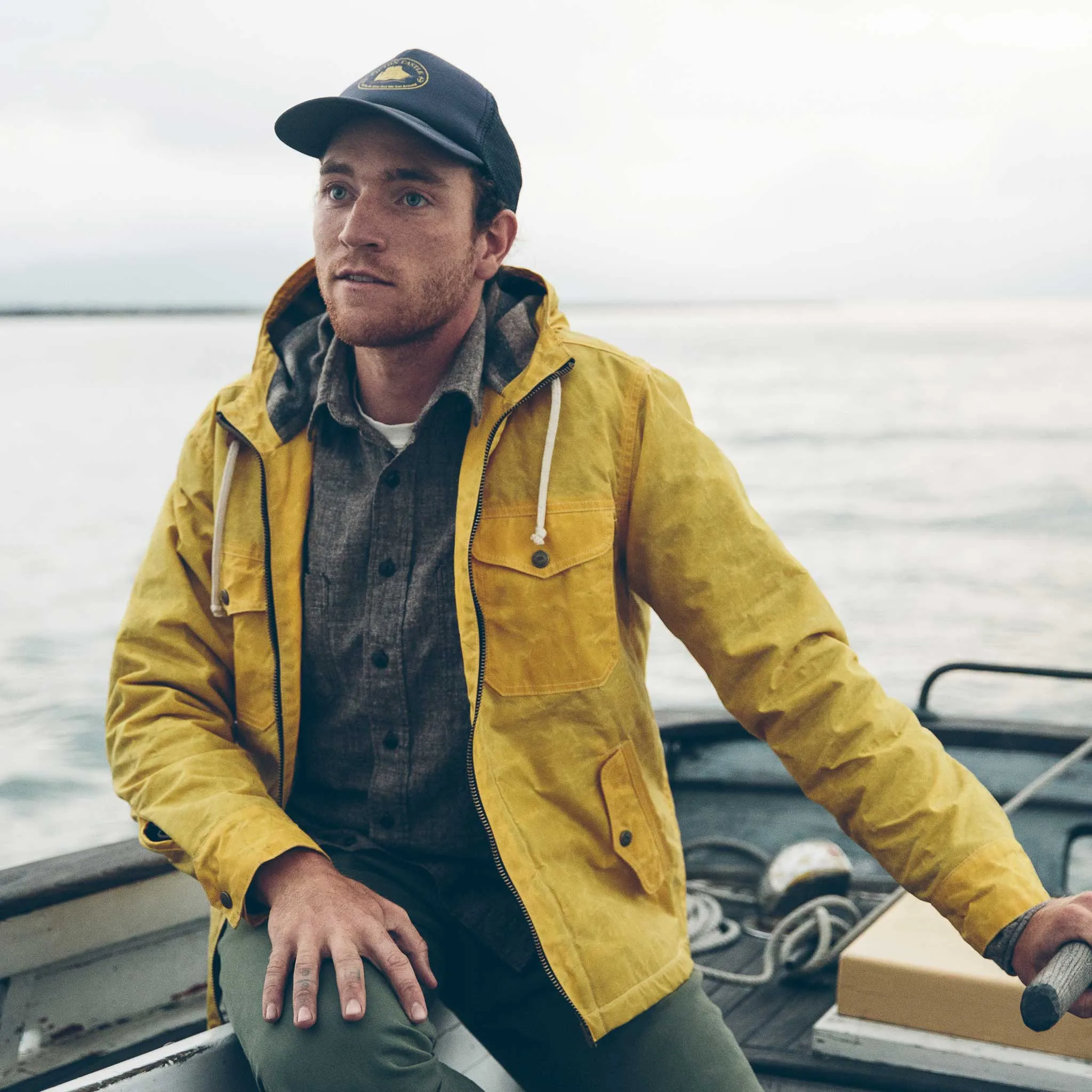 The Winslow Parka in Mustard sold by Taylor Stitch product image thumbnail 5