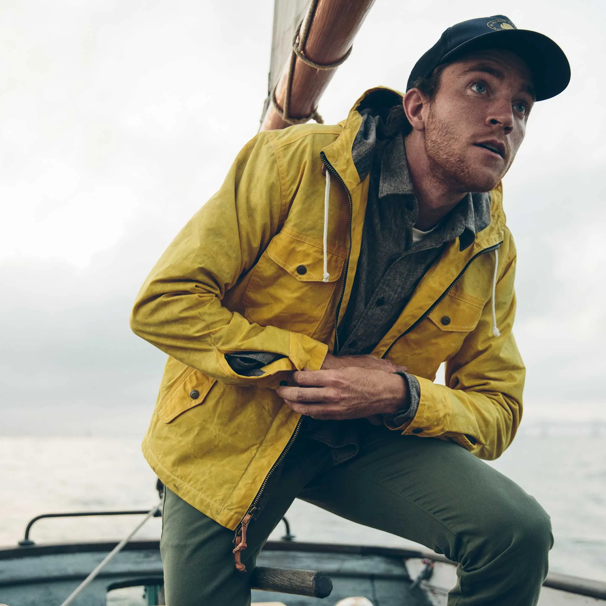 The Winslow Parka in Mustard sold by Taylor Stitch product image thumbnail 2